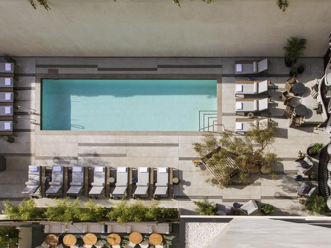 The stunning pool area. Picture: Kimpton Hotels