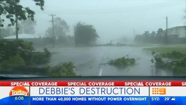 Cyclone Debbie leaves over 40,000 homes without power