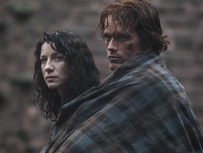 Author Diana Gabaldon was delighted when Sam Heughan was cast in the TV series. Picture: Supplied