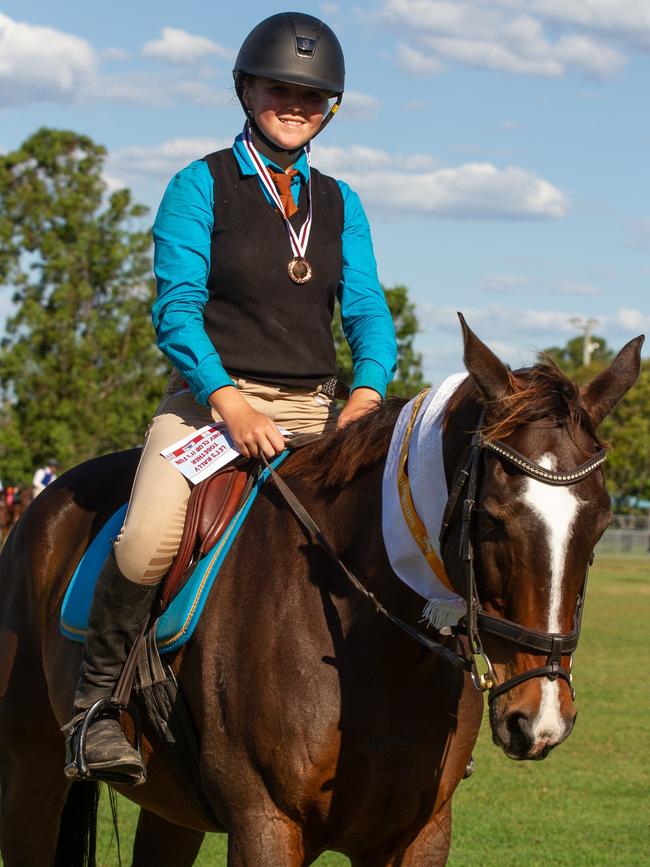 3rd place in the PQC State Showjumping Championships 13 and Under 26 110cm class.