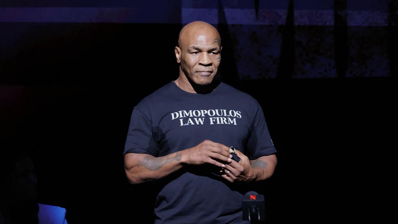 Former US boxer Mike Tyson. Picture: Kena Betancur / AFP