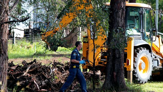 Raids on a Bonny Hills house in January 2015 indicated the search for William had shifted. Picture: Nathan Edwards