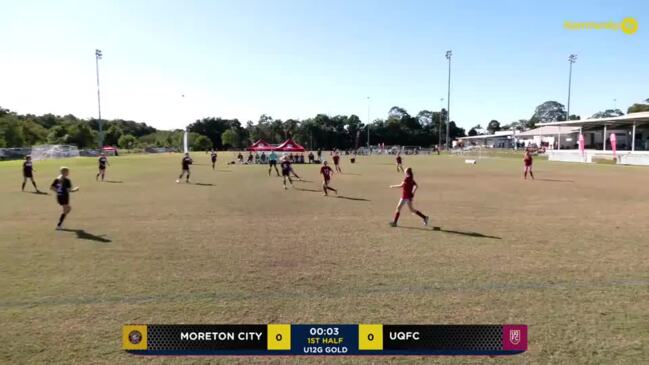 Replay: Moreton City Excelsior v UQFC (U12 girls gold cup) - Football Queensland Junior Cup Day 1