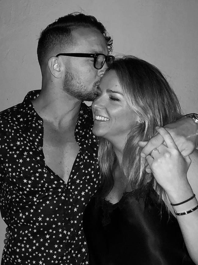 Sacked Hillsong pastor Carl Lentz with wife Laura. Picture: Instagram