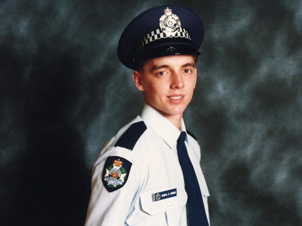 Daryl Elliott Green at his police graduation.