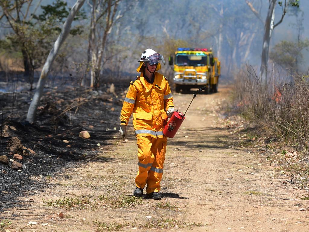 Rural fire fighters conduct controlled burns. Picture: Evan Morgan