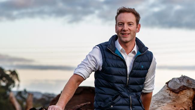 David Speirs at Glenthorne Park, one of his proudest achievements while Environment Minister in the last government. Picture Matt Turner.