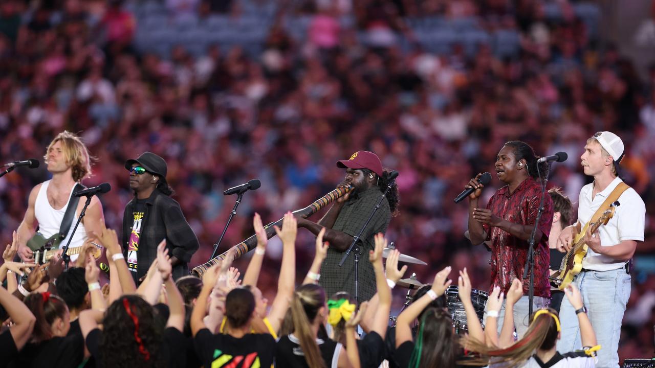 King Stingray performing. (Photo by Matt King/Getty Images)