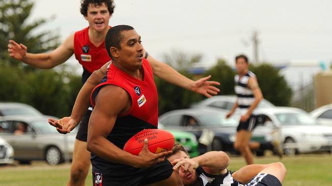 Damian Cupido kicked more than 100 goals for Ouyen United.