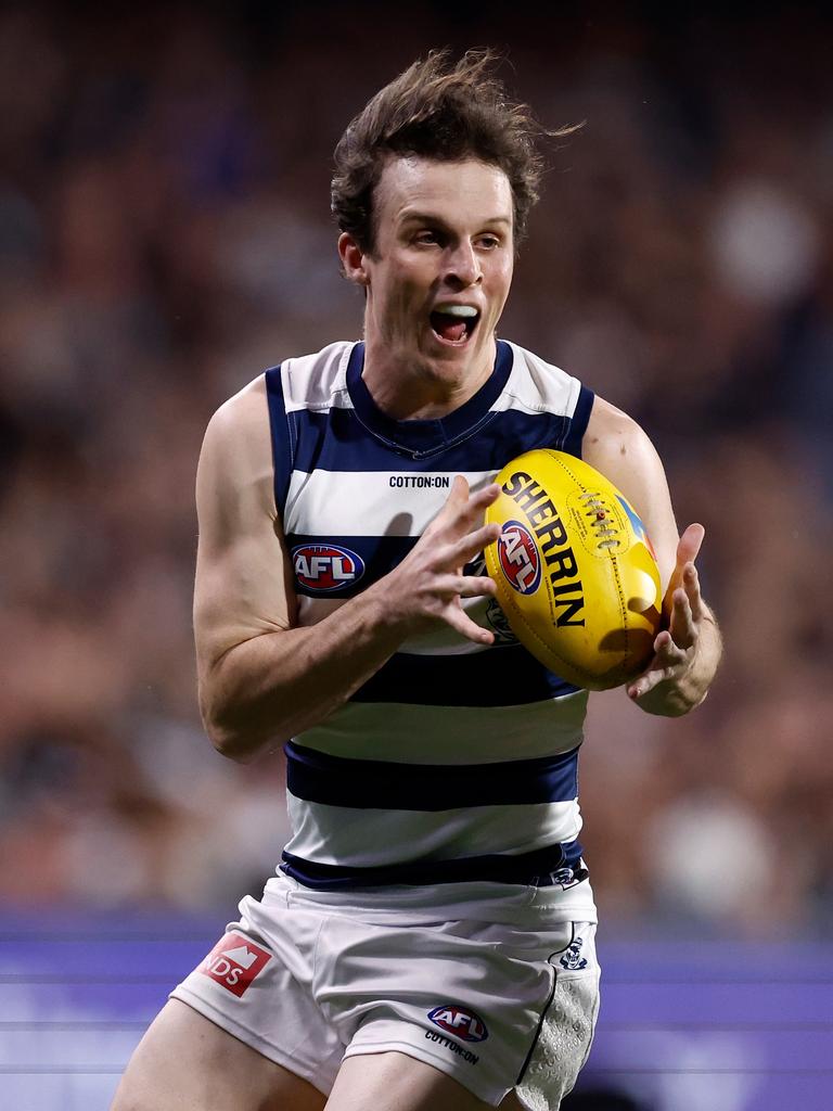 Max Holmes was recruited while Selwood was at the Cats. Picture: Michael Willson/AFL Photos via Getty Images.