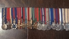 Medals stolen from a Dunlop family home in Melbourne.