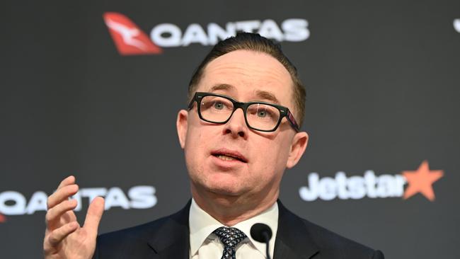 Qantas CEO Alan Joyce. Picture: NCA NewsWire / Jeremy Piper