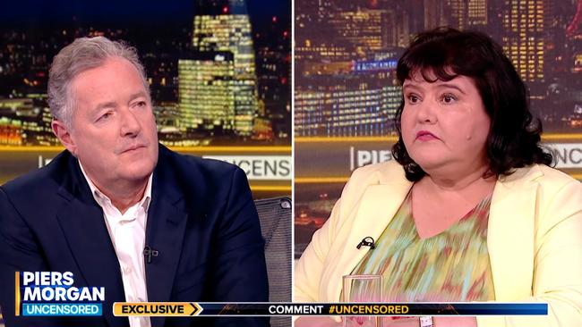 “He seemed to be obsessed with me from that moment onwards.” Picture: Piers Morgan Uncensored, via YouTube