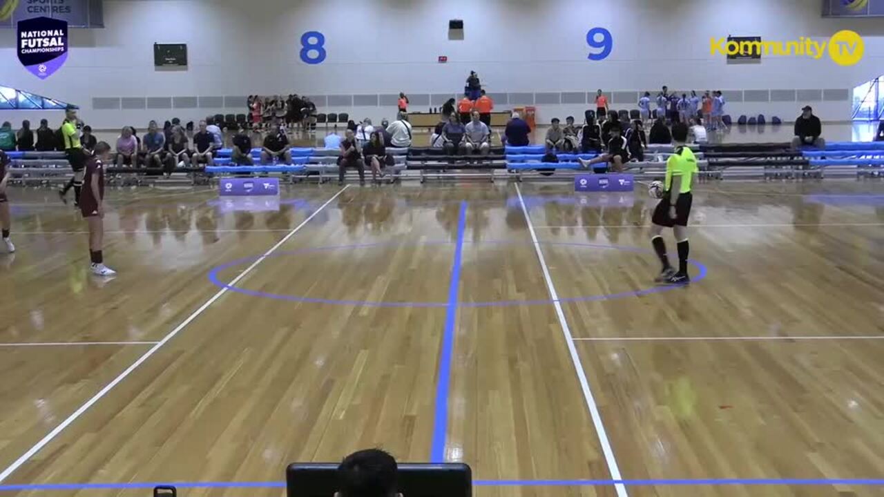 Replay: Football Victoria White v Football Queensland White (Open Women) – 2025 National Futsal Championships Day 1