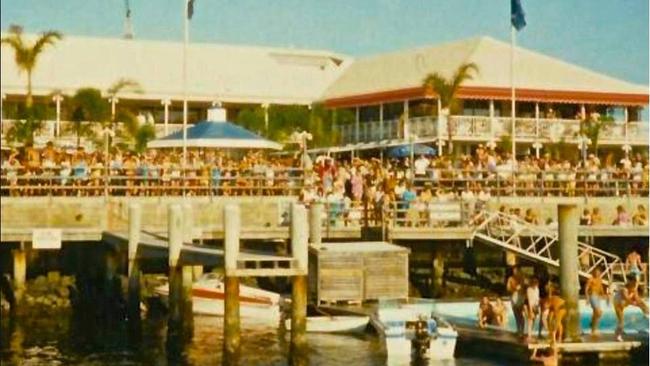 Fisherman's Wharf at Main Beach is always a favourite photo on the page, this one by Ian Rogers, bringing back memories of days in the sun for crowds of people.