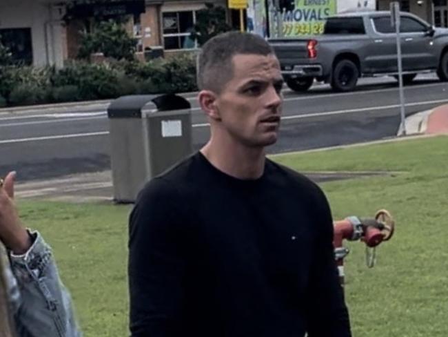 Joshua Patrick Seaward outside the Kingaroy Magistrates Court.