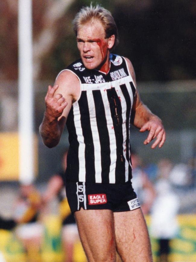 Port Adelaide footballer Darren Smith was tough and uncompromising.