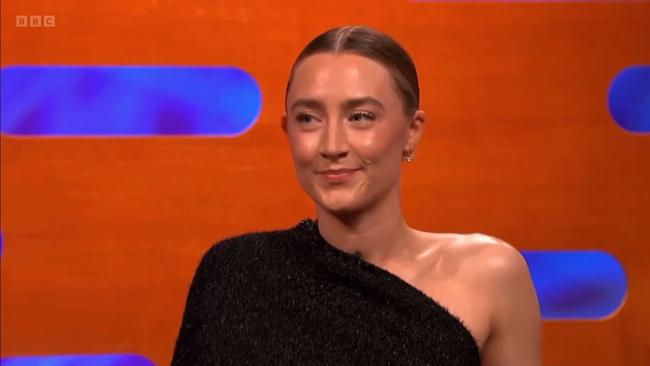 Ronan has been praised for speaking up, with clips of the interaction shared across social media. Picture: The Graham Norton Show