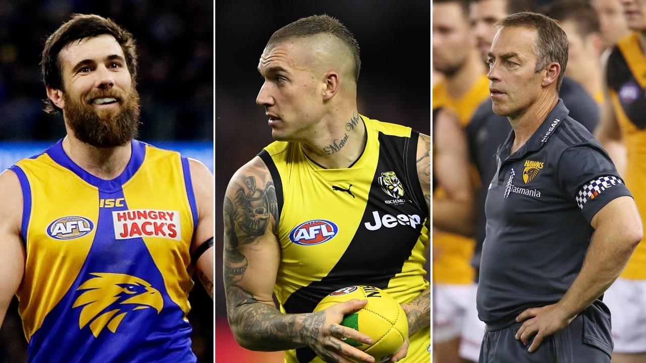 The Round 16 Blowtorch, featuring Josh Kennedy, Dustin Martin and Alastair Clarkson.