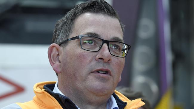 Daniel Andrews refused to answer questions about the probe on Friday. Picture: Andrew Henshaw