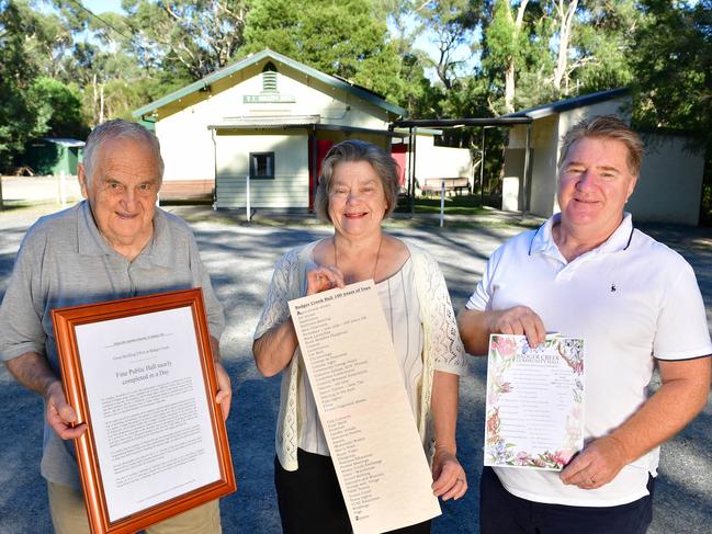 NEWS: Badger Creek HallBadger Creek community is getting ready to celebrate 100 years of its community hall. It was built in a day and a half and is still standing today!