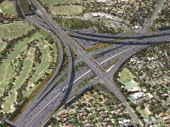 Southern Interchange and Bulleen Rd - North East Link