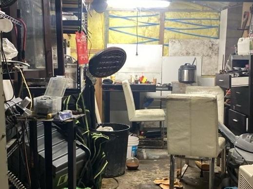 Police have charged a man following the discovery of two drug labs in Rhodes and North Ryde, containing an alleged $10 million worth of drugs