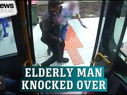 Elderly man deliberately knocked to the ground