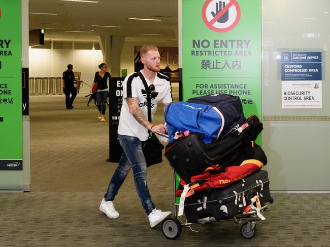 Stokes arrives in Christchurch.