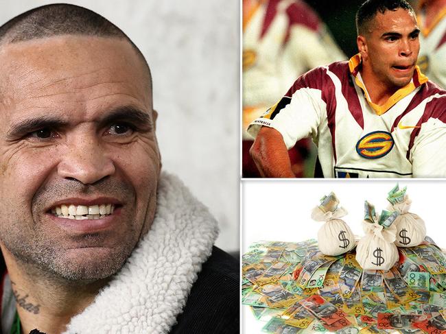 Anthony Mundine says he received payments under the table from the Brisbane Broncos.