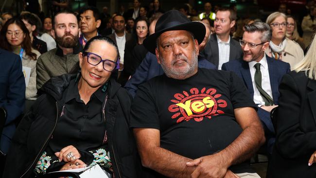 Minister Linda Burney and Noel Pearson. Picture: Gaye Gerard