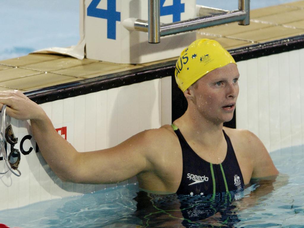 Jones was shocked about the 2004 100m breaststroke upset.