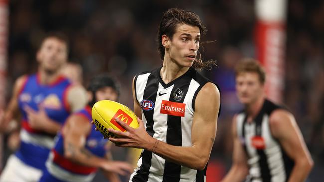 Caleb Poulter was among Collingwood’s latest delistings. Picture: Michael Klein