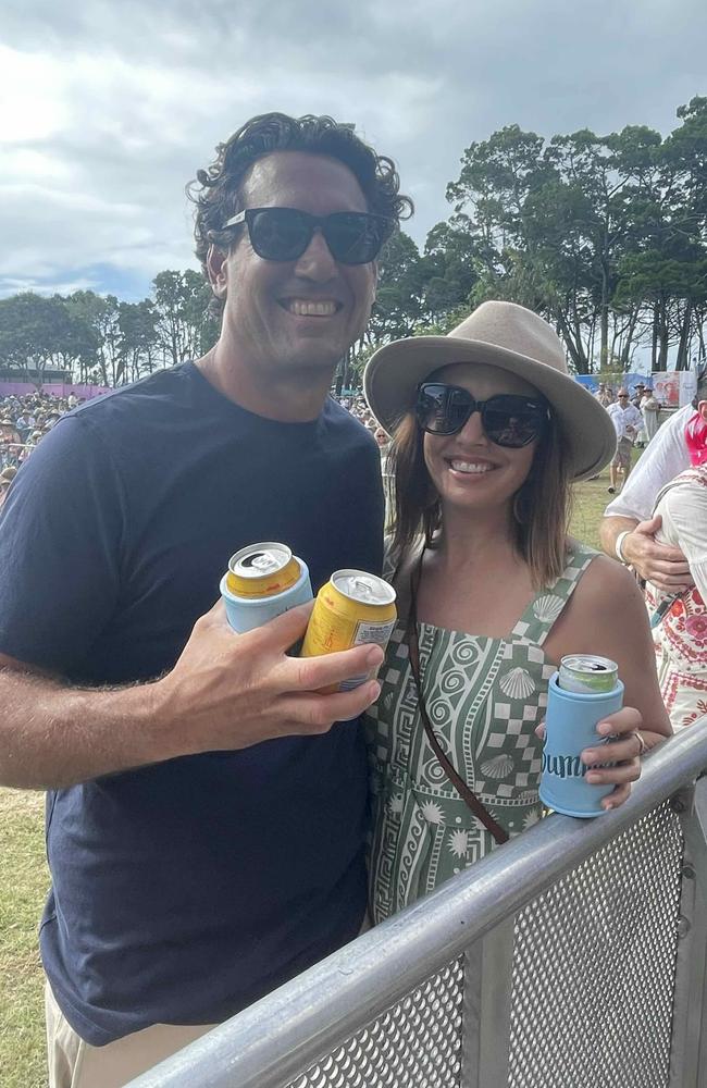 Libby Kassulke and Greg Anead at the SummerSalt festival at Seafront Oval, Pialba on March 9, 2024. Credit: Adam Miller