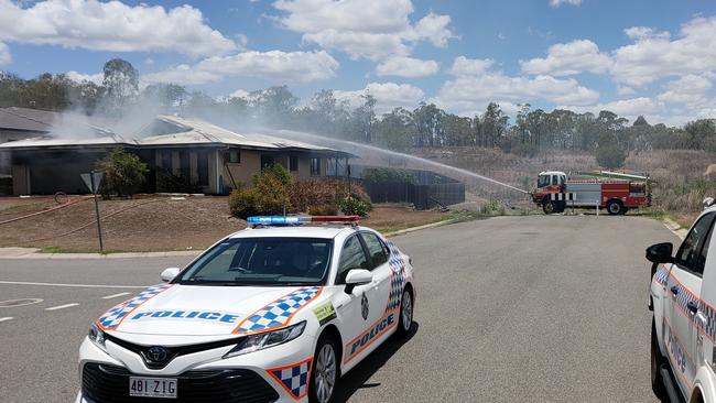 A Calliope home on Sybil Court was destroyed by fire on Boxing Day. Picture: Rodney Stevens