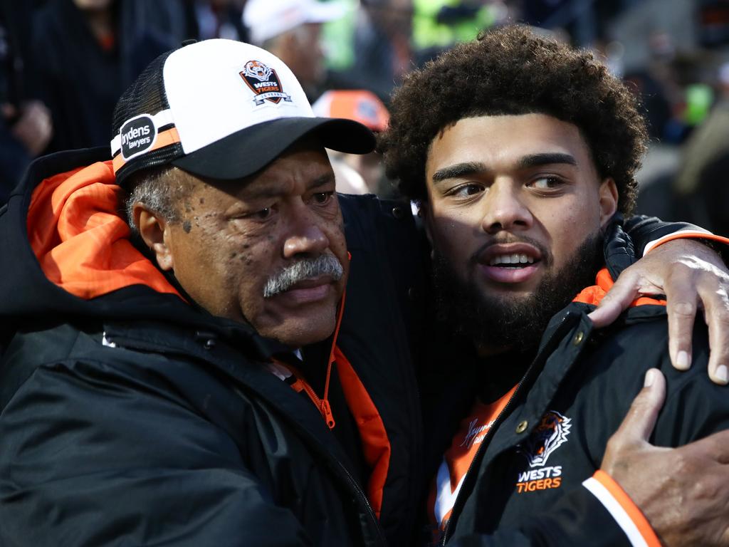 Axed Wests Tigers forward Jordan Miller and the club have failed to find a resolution over his termination. Picture: Jason McCawley/Getty Images