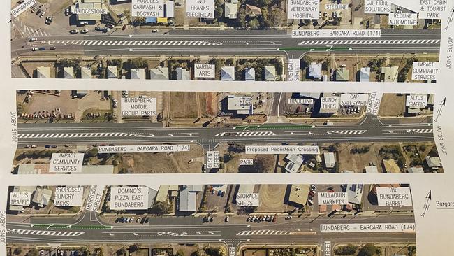 Plans for the Princess St and Bargara Rd upgrades which will begin on Monday.