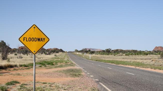 Bushland around Larapinta Dr, west of Alice Springs. Picture: Gera Kazakov