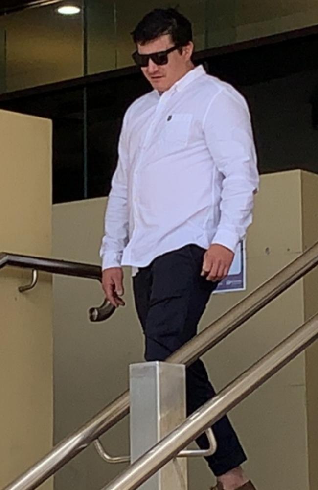 Anuisha John Bone pleads guilty to stealing property exceeding $5000 over a failed attempt to steal copper wire from Ergon Energy. Photo: Janessa Ekert