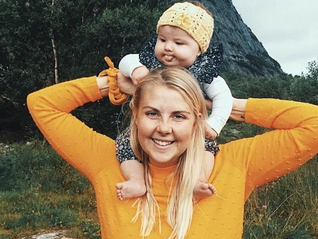 Marita Tilleras, who attends bootcamp classes in Melbourne, is mum to six-month-old Naomi. Picture: Supplied