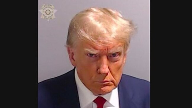 Donald Trump's mugshot has been released.