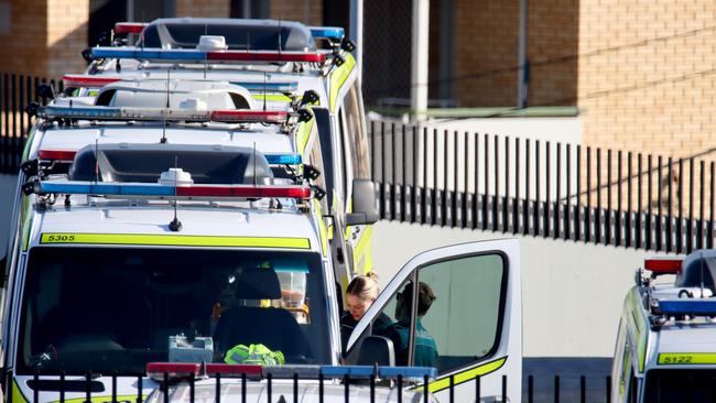 A record number of calls to Queensland’s ambulance service on the first few weeks following the borders reopening a year ago had serious ramifications for the service Picture: David Clark