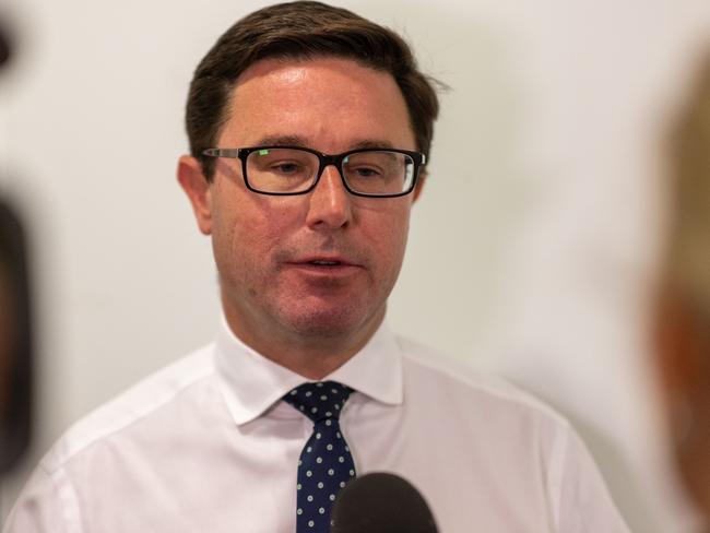 CANBERRA, AUSTRALIA - NewsWire Photos MARCH 27, 2023: David Littleproud spoke to the media during morning press conferences in Parliament House in Canberra. Picture: NCA NewsWire / Gary Ramage