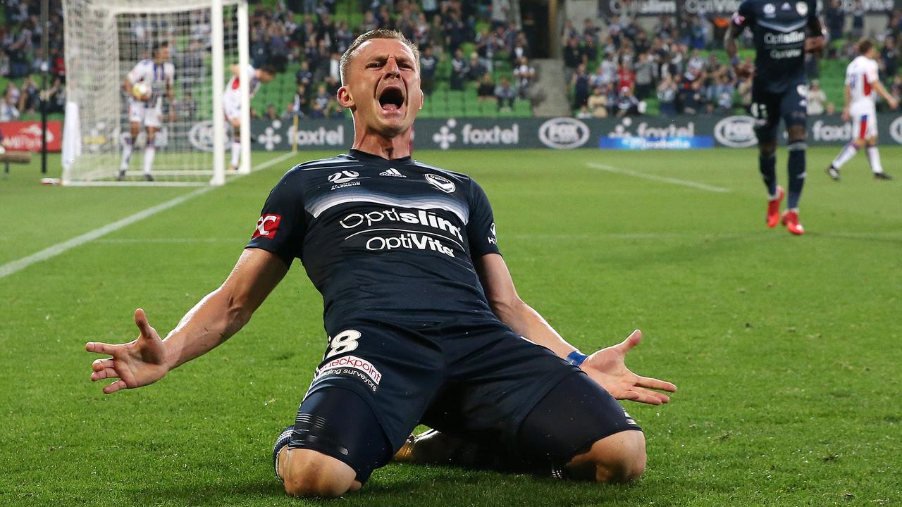 The A-League’s all-time leading scorer Besart Berisha.