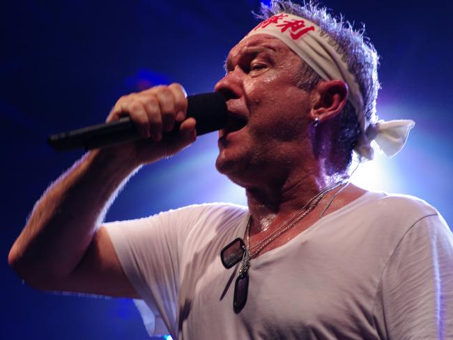 Jimmy Barnes has revealed the truth about that famous headband. Picture: News Corp Australia