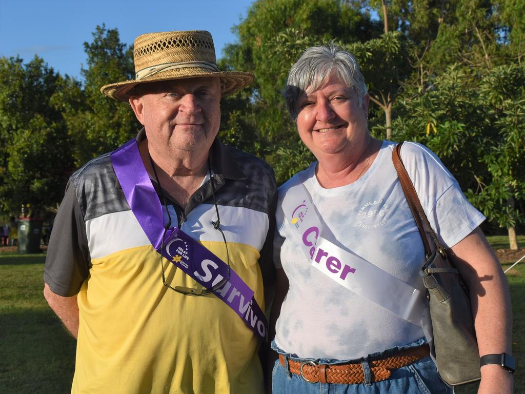 Mike and Wendy Slater at the Mackay Pioneer Valley Relay For Life, September 2021. Picture: Lillian Watkins