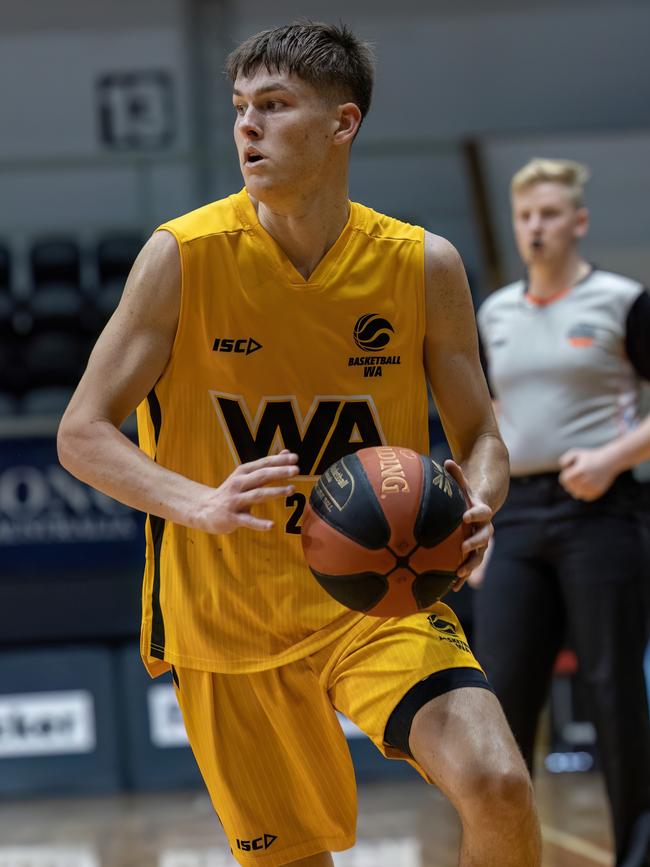 Western Australia's Ben Henshall during the Under-20 National Championships. Picture: Chris Burd