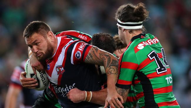 Waerea-Hargreaves is a big inclusion for the Roosters. Photo by Cameron Spencer/Getty Images.