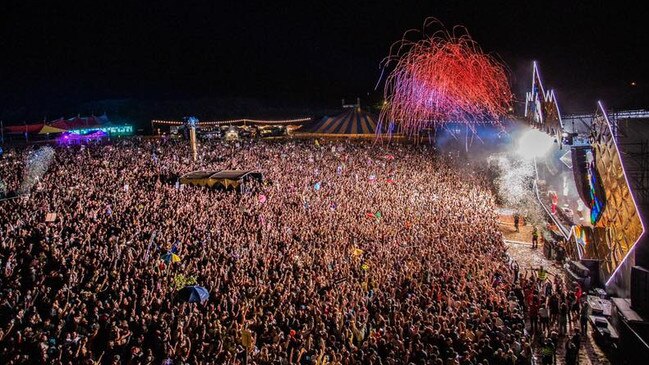 Police seized a wide range of drugs, along with weapons and illegal fireworks at Beyond the Valley music festival. Picture: Facebook