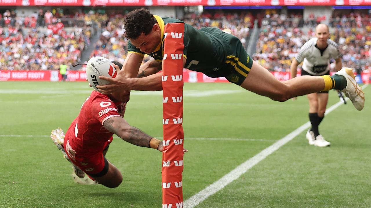 Xavier Coates is a try-scoring freak. Photo by Matt King/Getty Images.